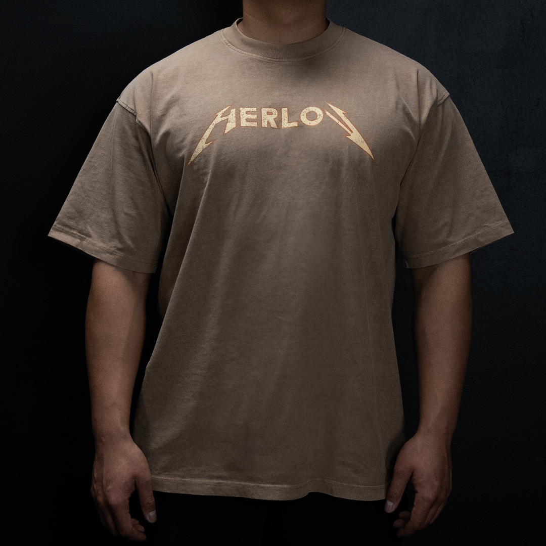 IRON RESOLVE "PREMIUM" TEE IN VINTAGE TAUPE