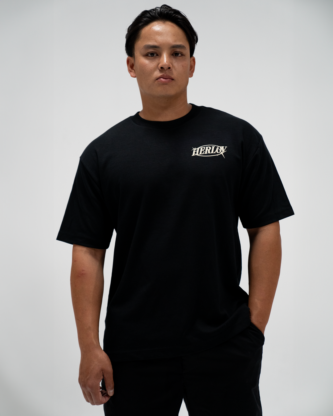 TUSK "PREMIUM" TEE IN BLACK & IVORY